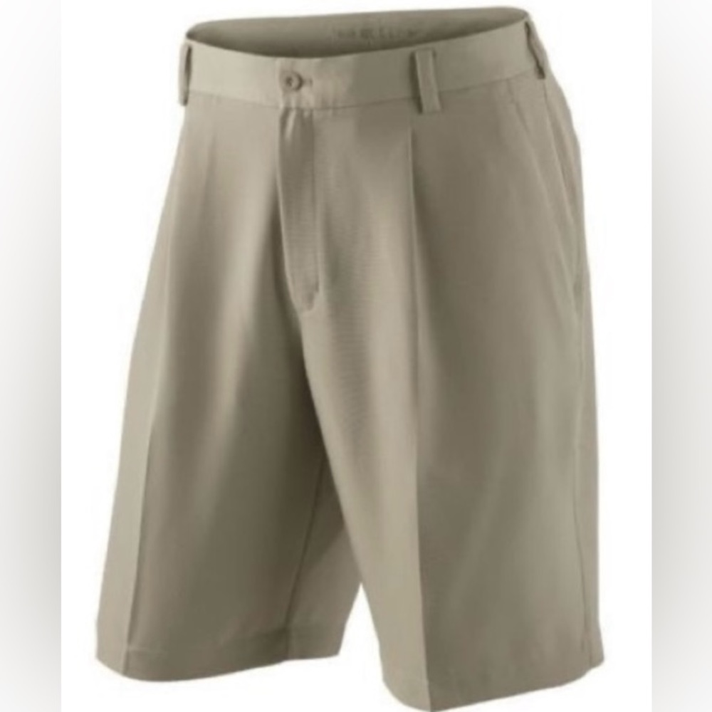 Nike Golf Dri Fit Men’s Size 30 Poly‎ Blend Khaki 10” Golf Shorts